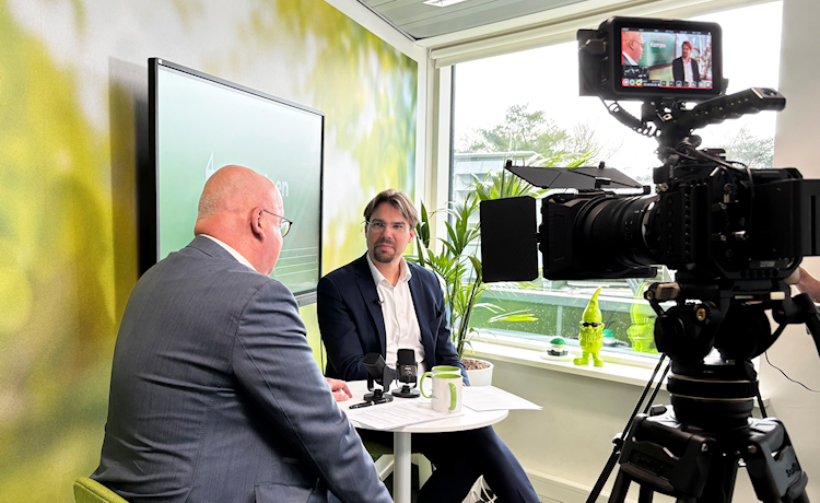 illustratie interview Jop en camera
