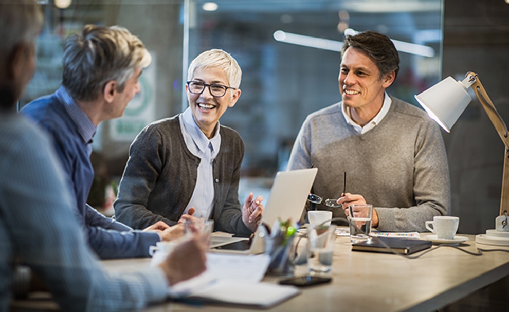 Overleg tussen 3 collega's